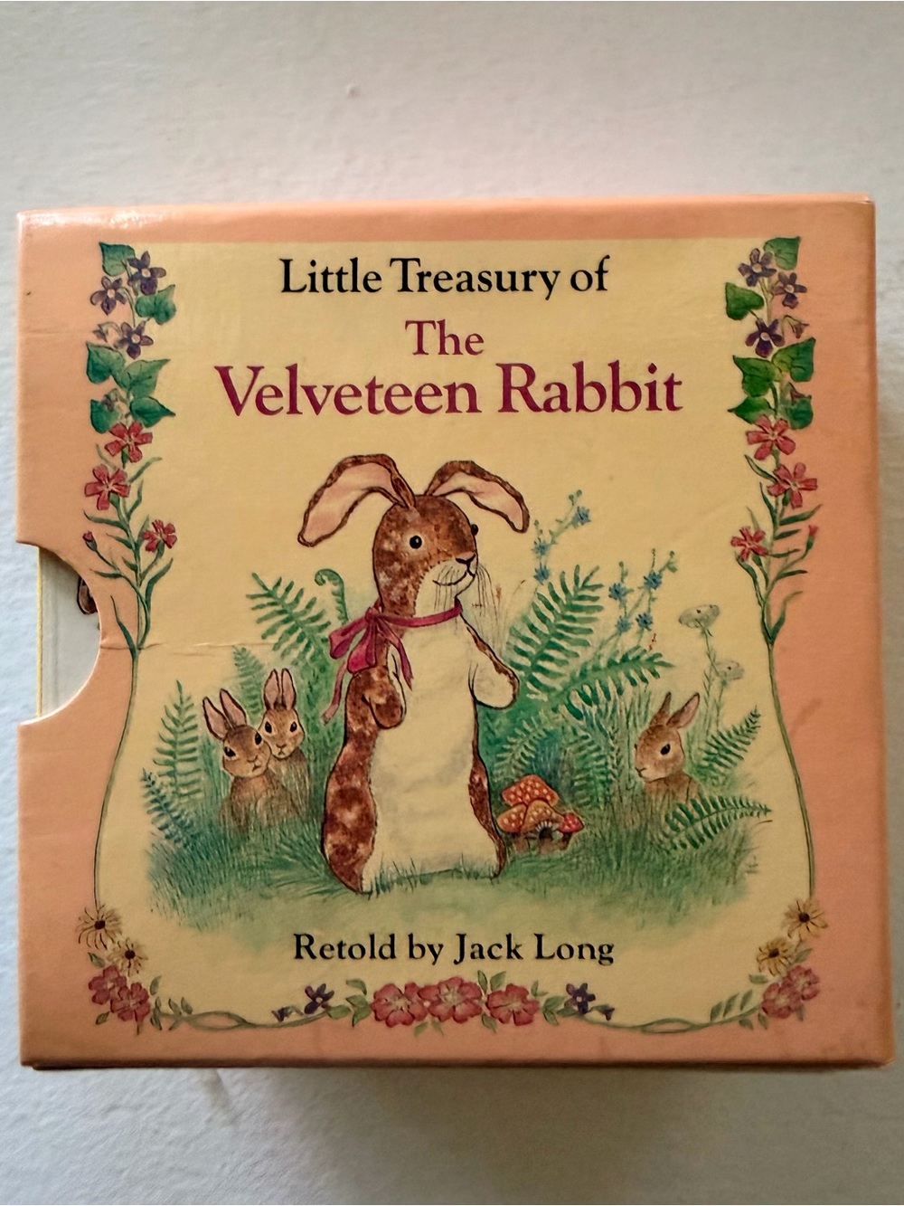 Vintage 1987 Little Treasury of The Velveteen Rabbit 6 Book Set Jack Long